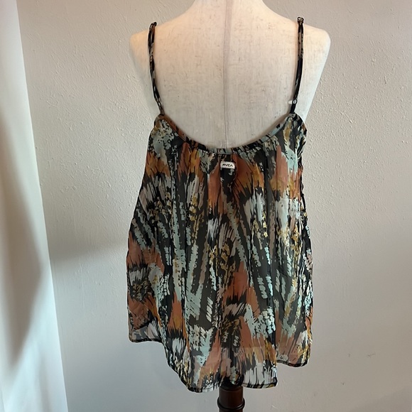 RVCA Flowy Sheer Beach Top - Picture 4 of 6